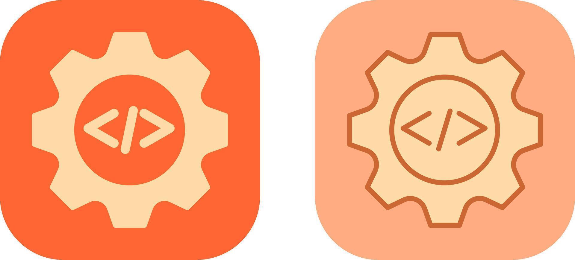 Coding Gear Icon vector