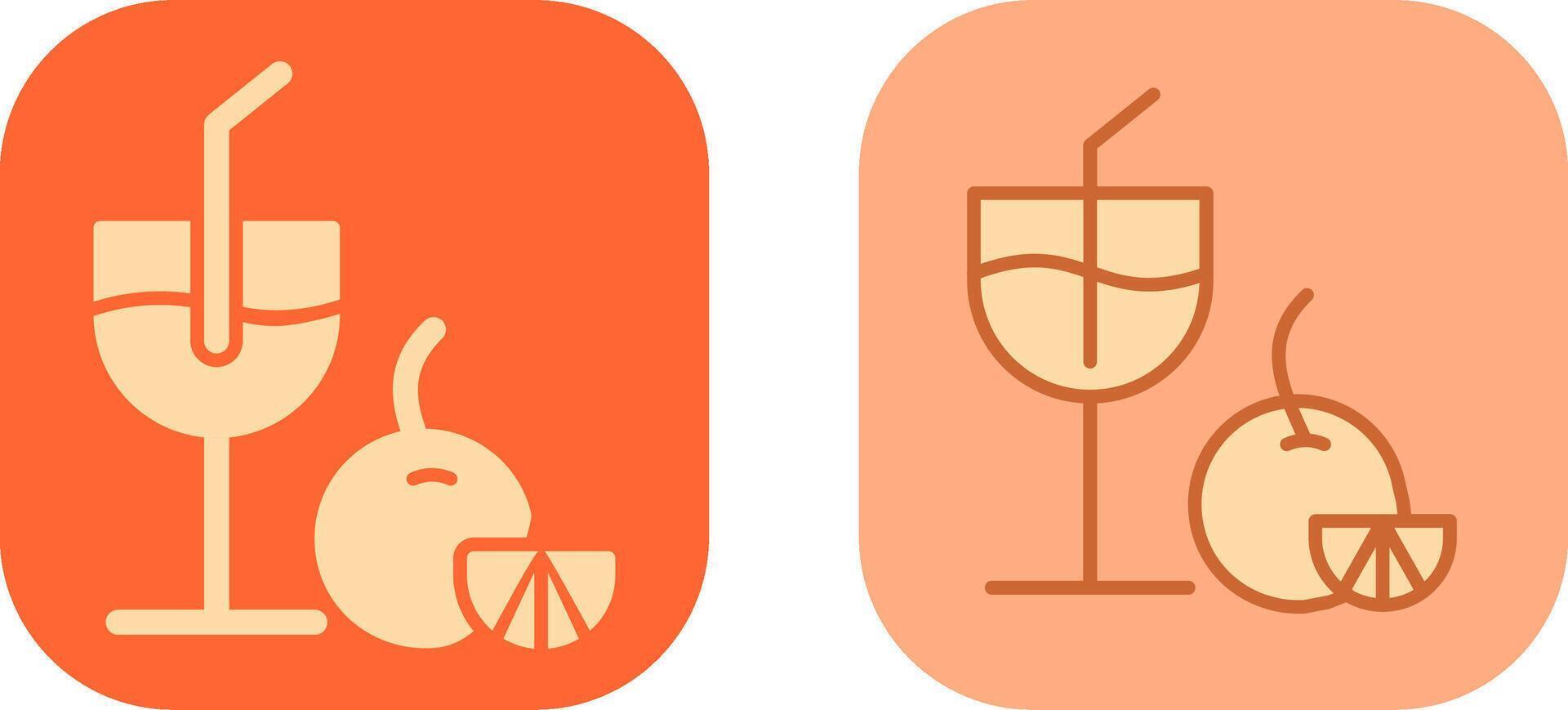 Orange Juice Icon vector