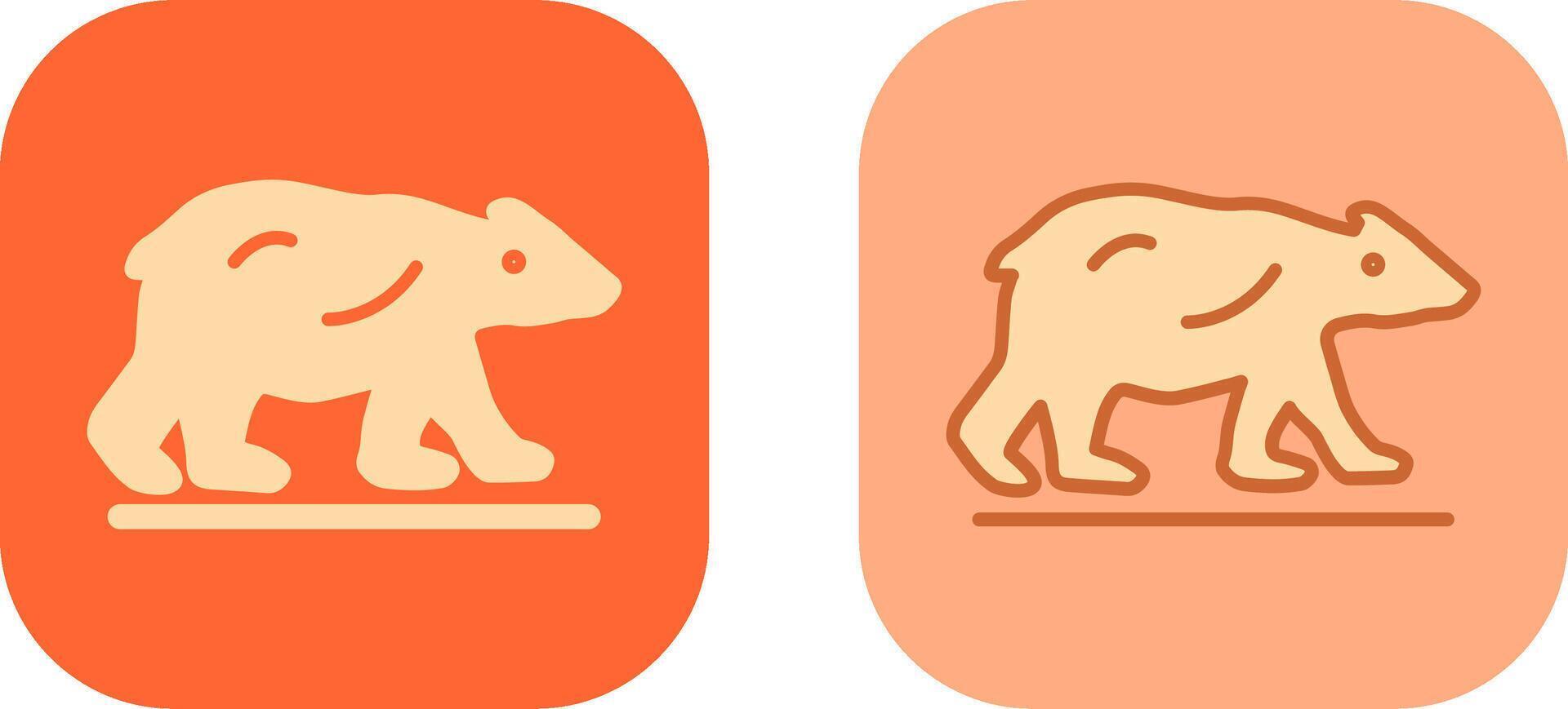 Polar Bear Icon vector