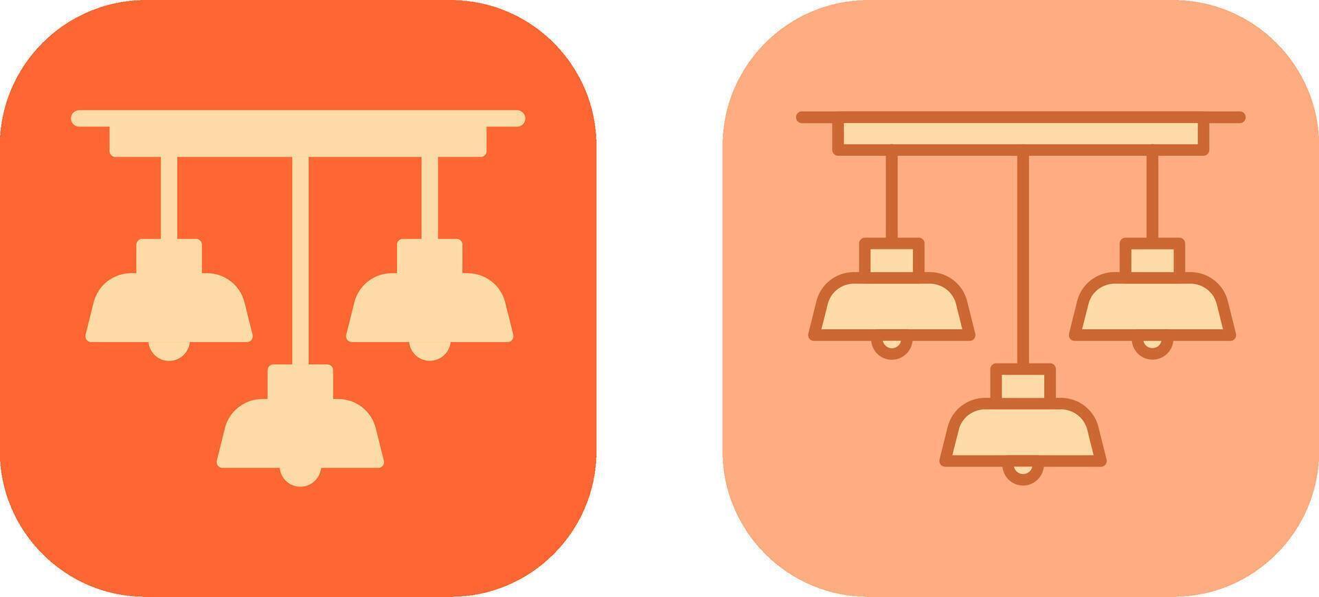 Overhead Light Icon vector