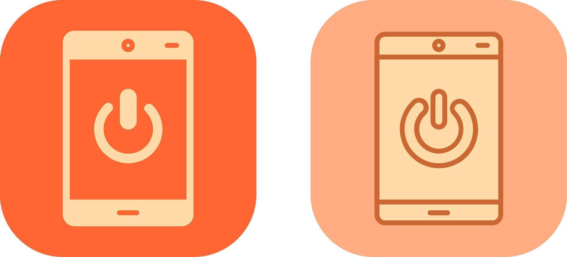 Power Button Icon vector