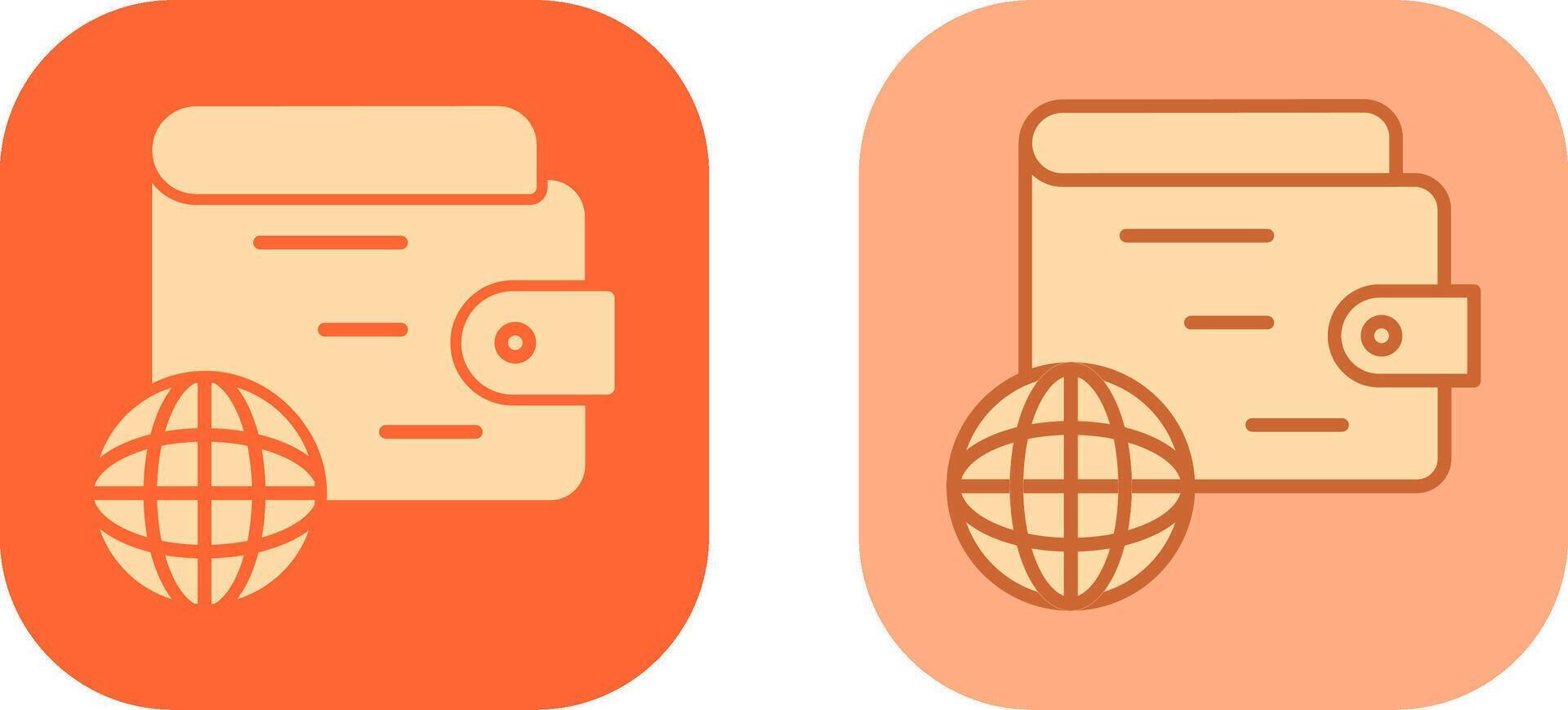 E wallet Icon vector