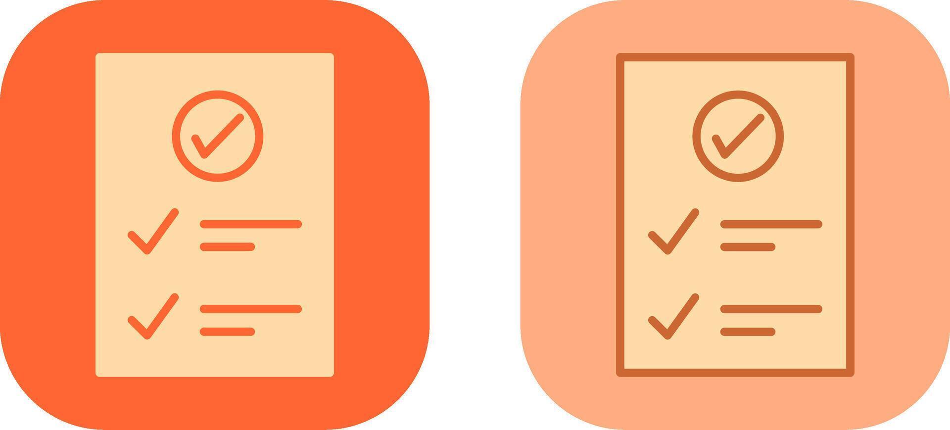 Check Up List Icon vector