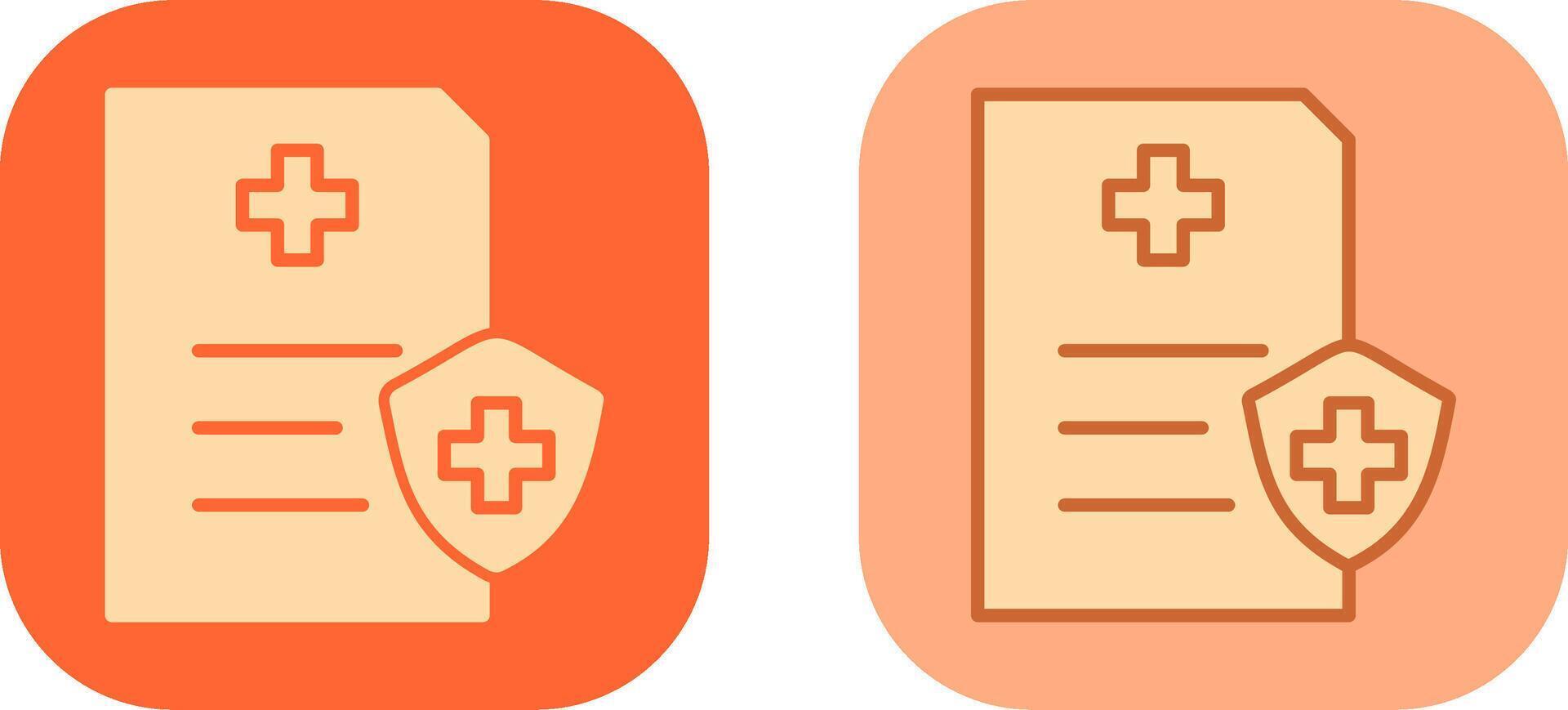Health Insurance Icon vector