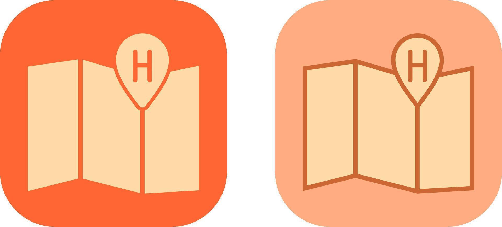 Hotel Location Icon vector