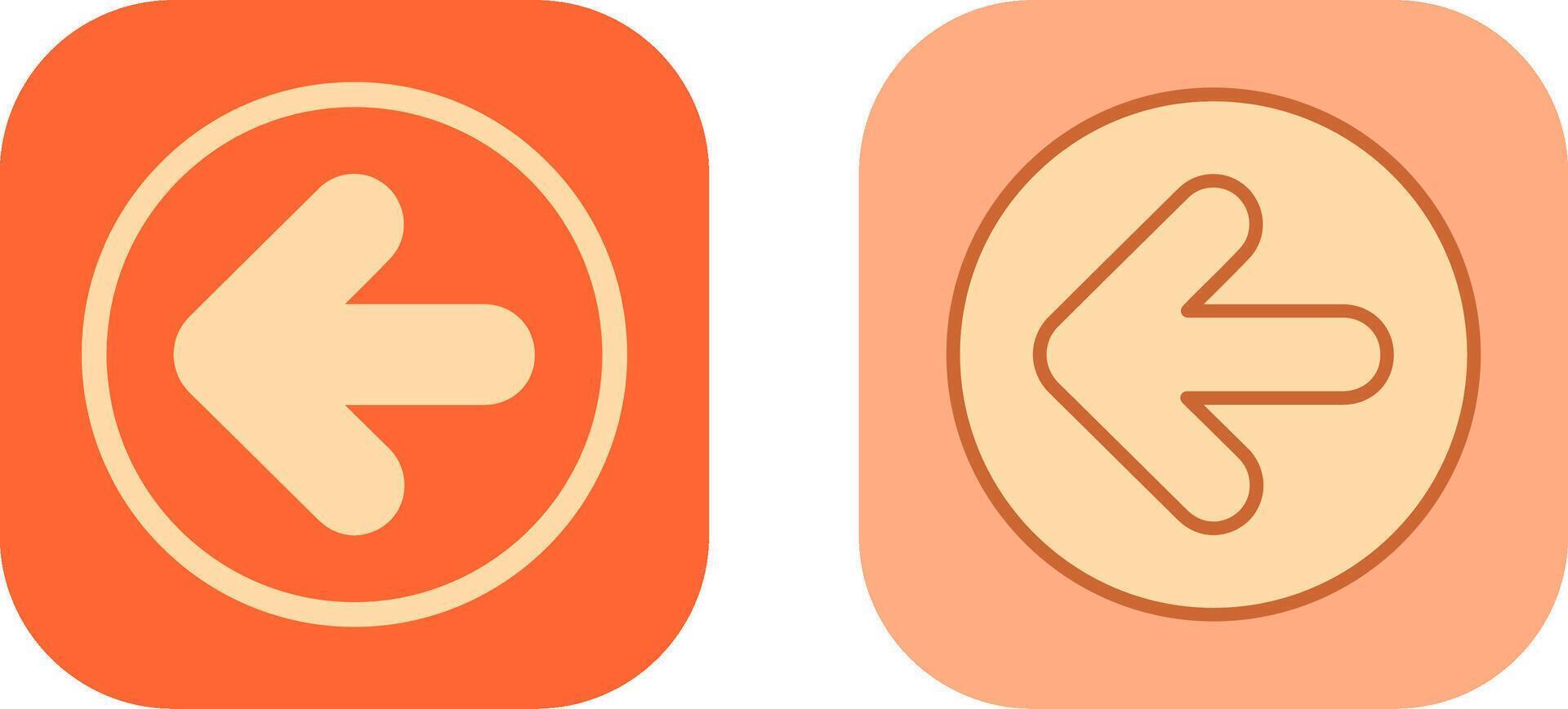 To Left Icon vector
