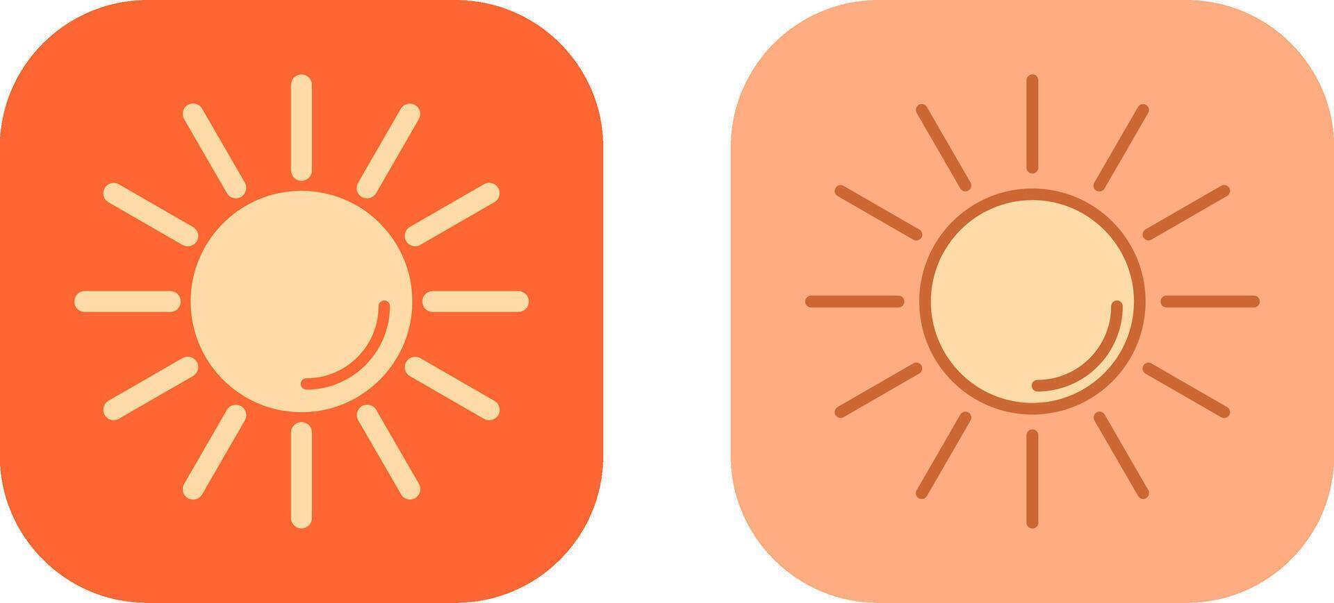 UV Radiation Icon vector