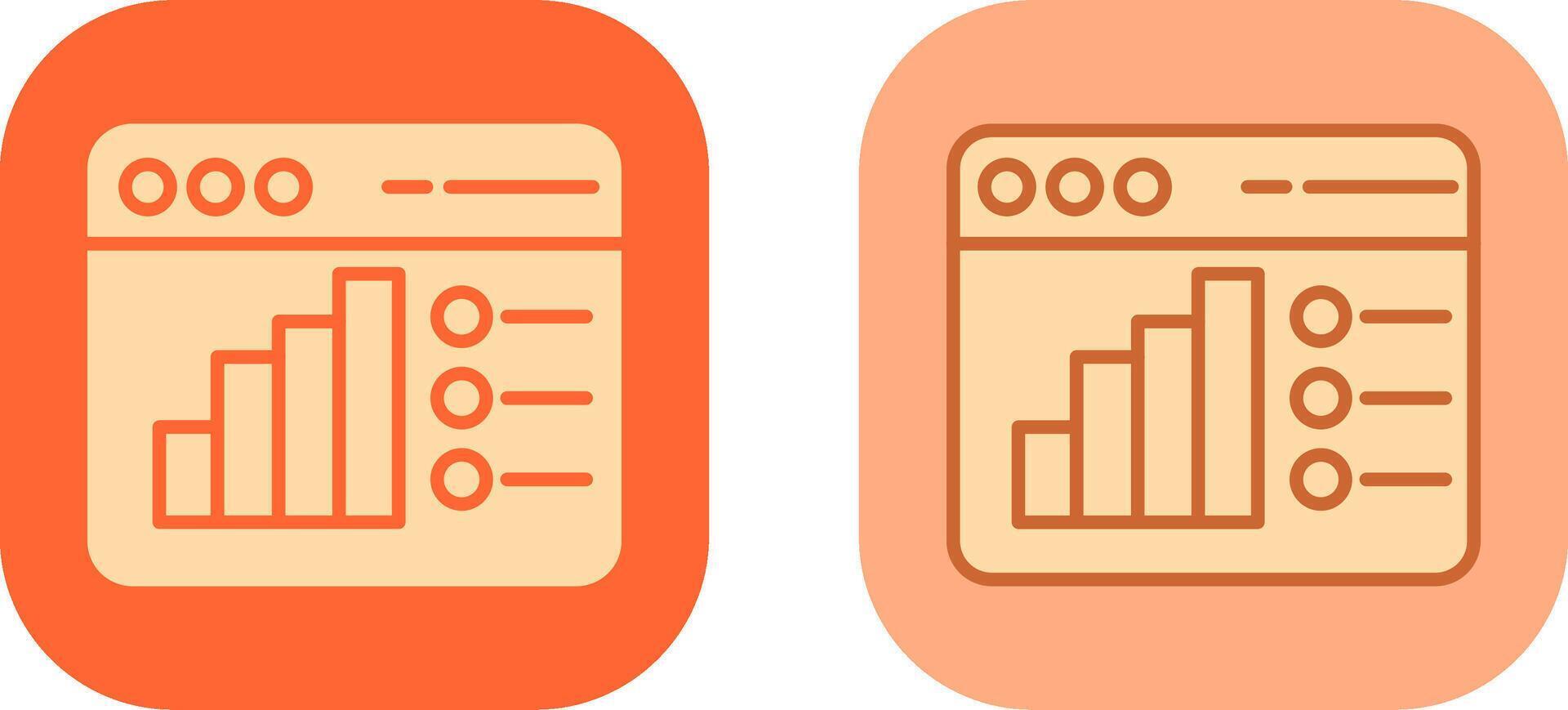 Web Analysis Icon vector
