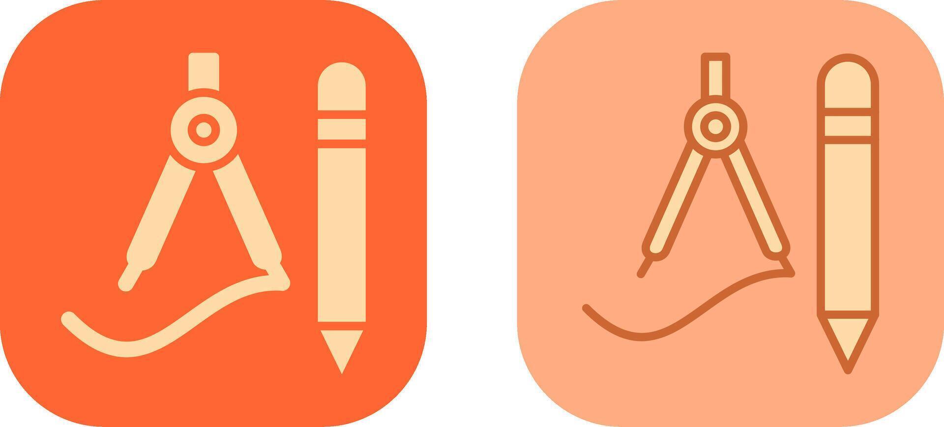 Drawing Tools Icon vector