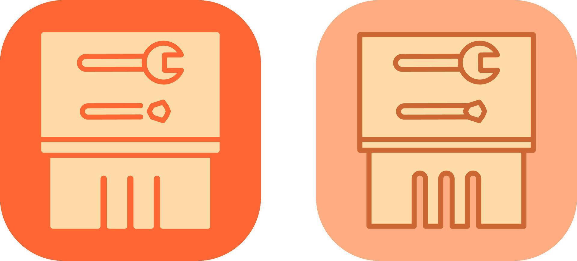 Tools Exhibit Icon vector