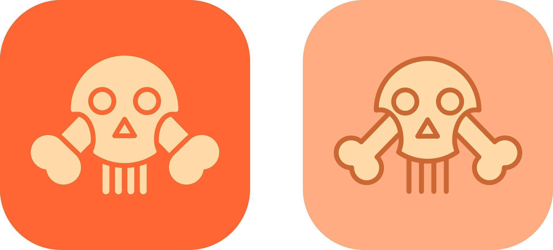Bones Exhibit Icon vector