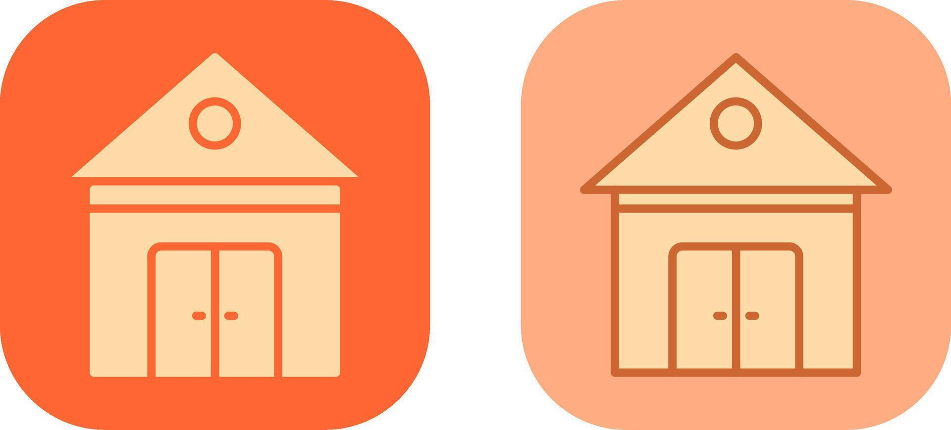 Museum Building Icon vector