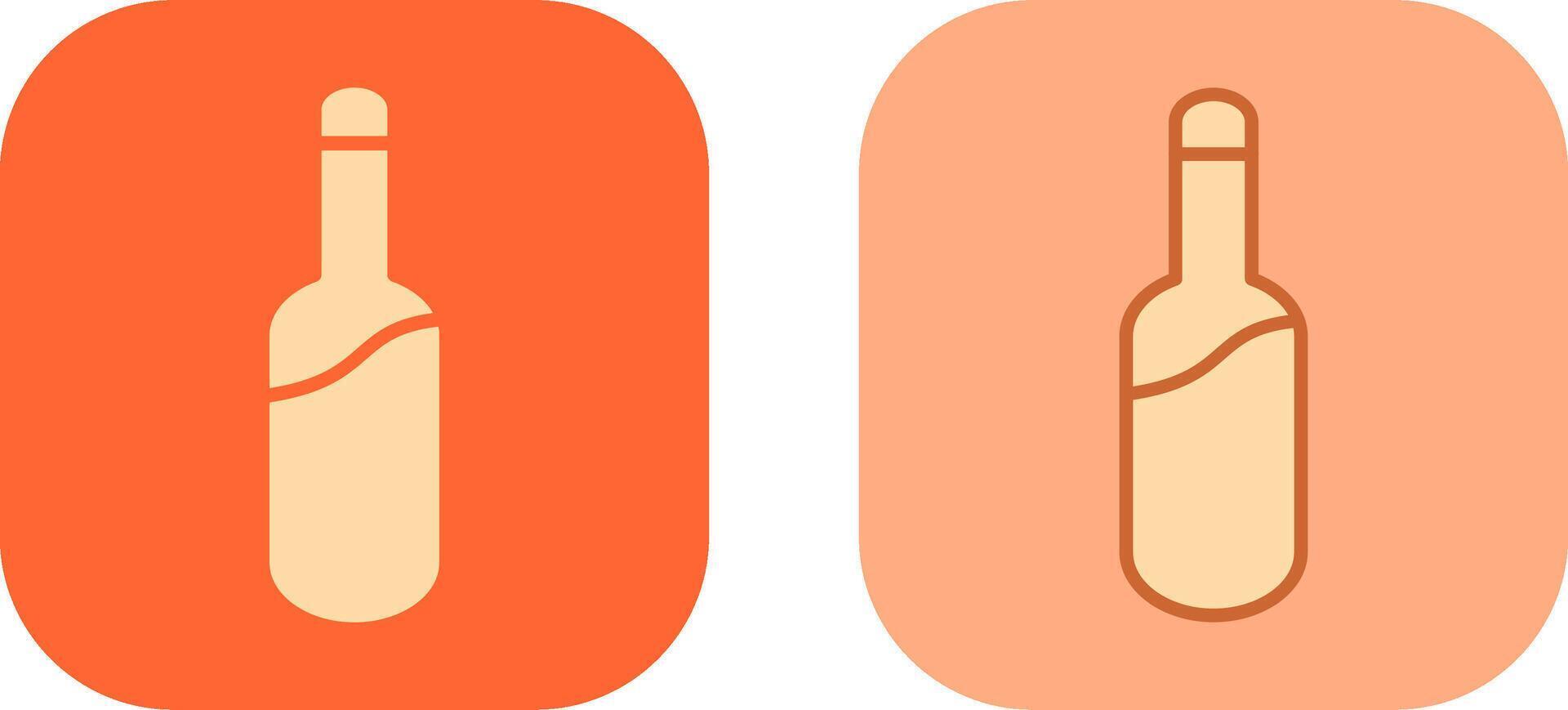 Champagne Bottle Icon vector