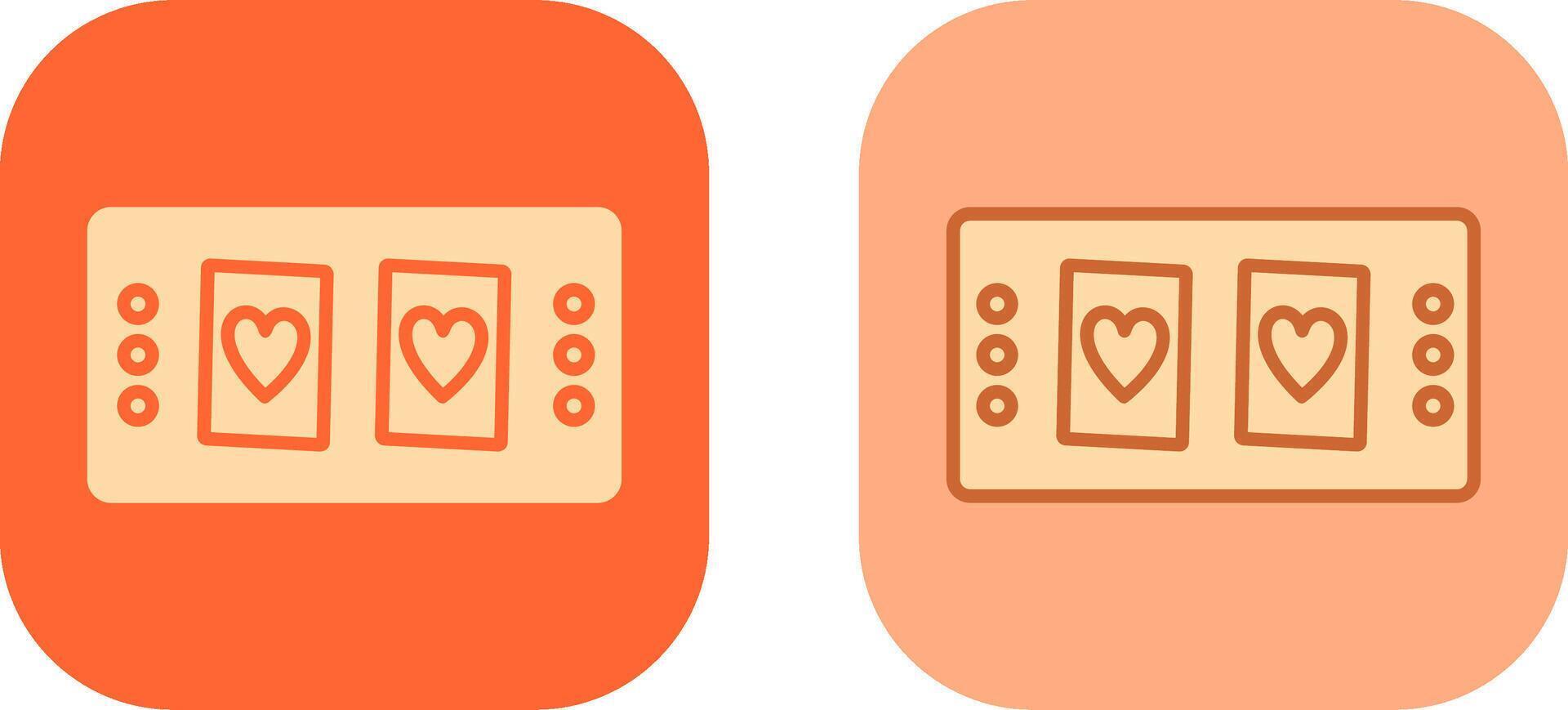 Cards Table Icon vector