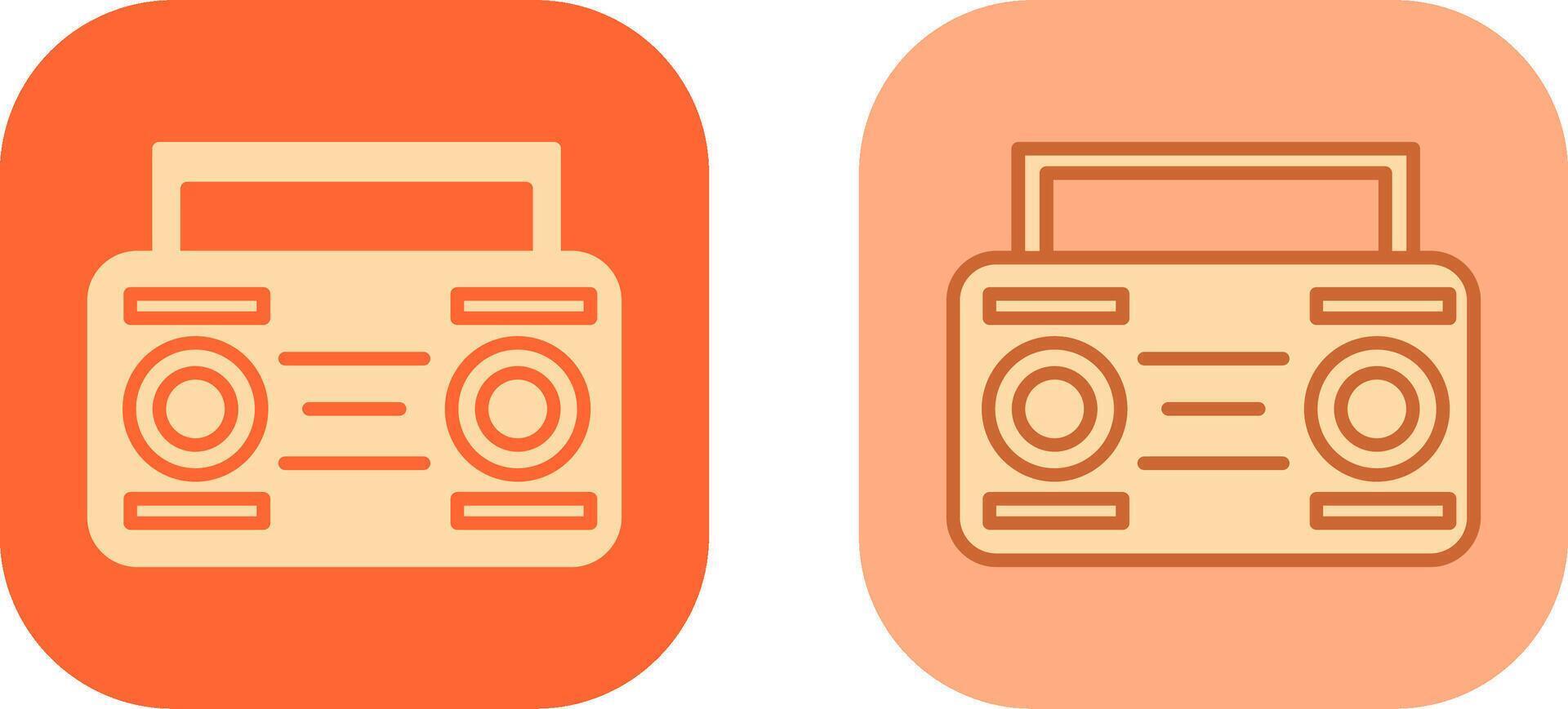 Cassette Player Icon vector