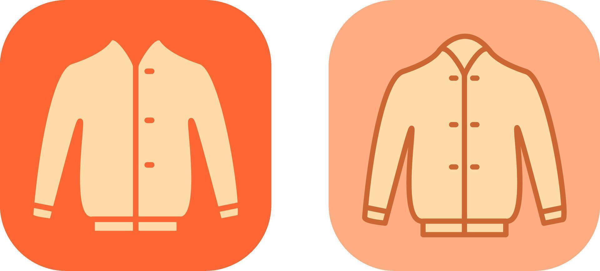 Stylish Jacket Icon vector