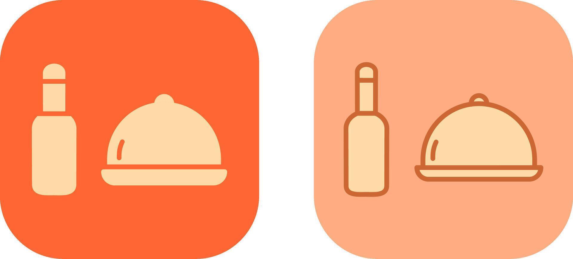 Food and Beer Icon vector