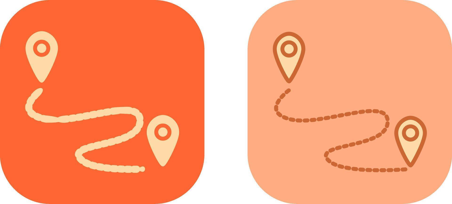 Route II Icon vector