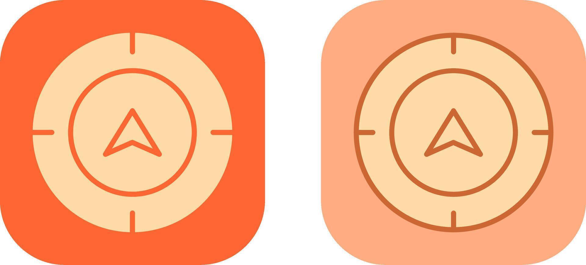 Directional Compass Icon vector