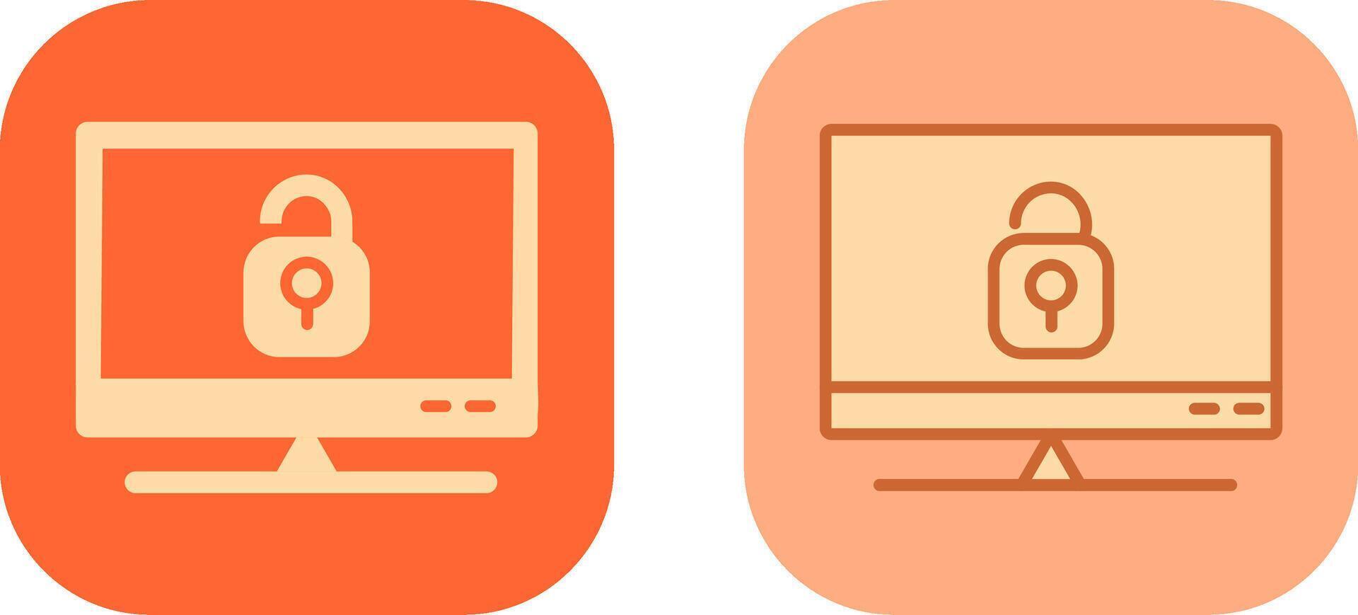 Closed Access Icon vector
