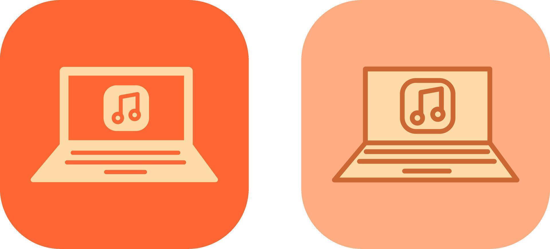 Play Music Icon vector
