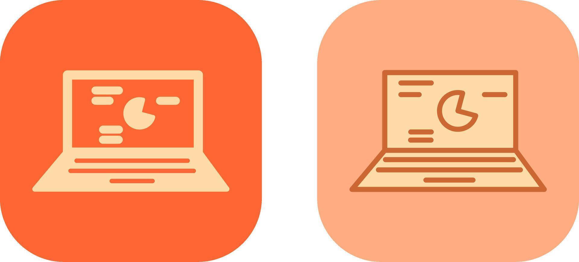 Online Stats Icon vector