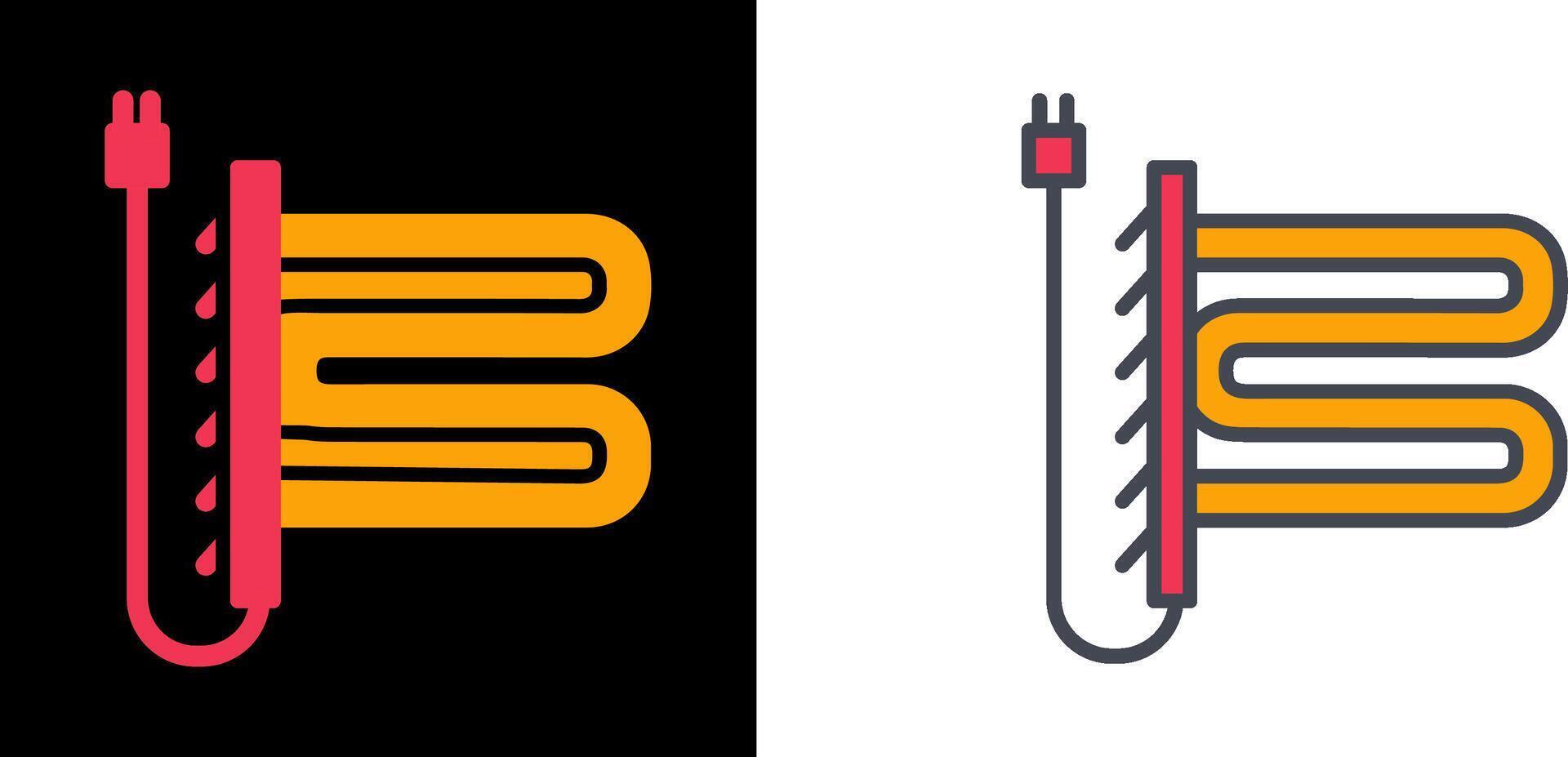 Towel Dryer Icon vector