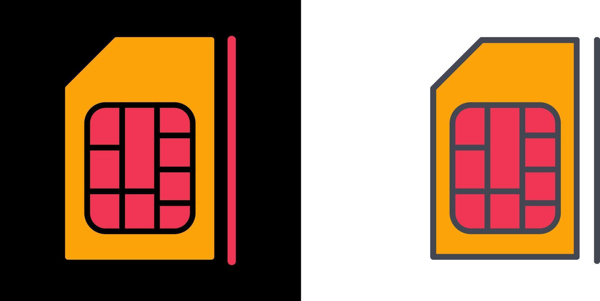 SIM card Icon vector