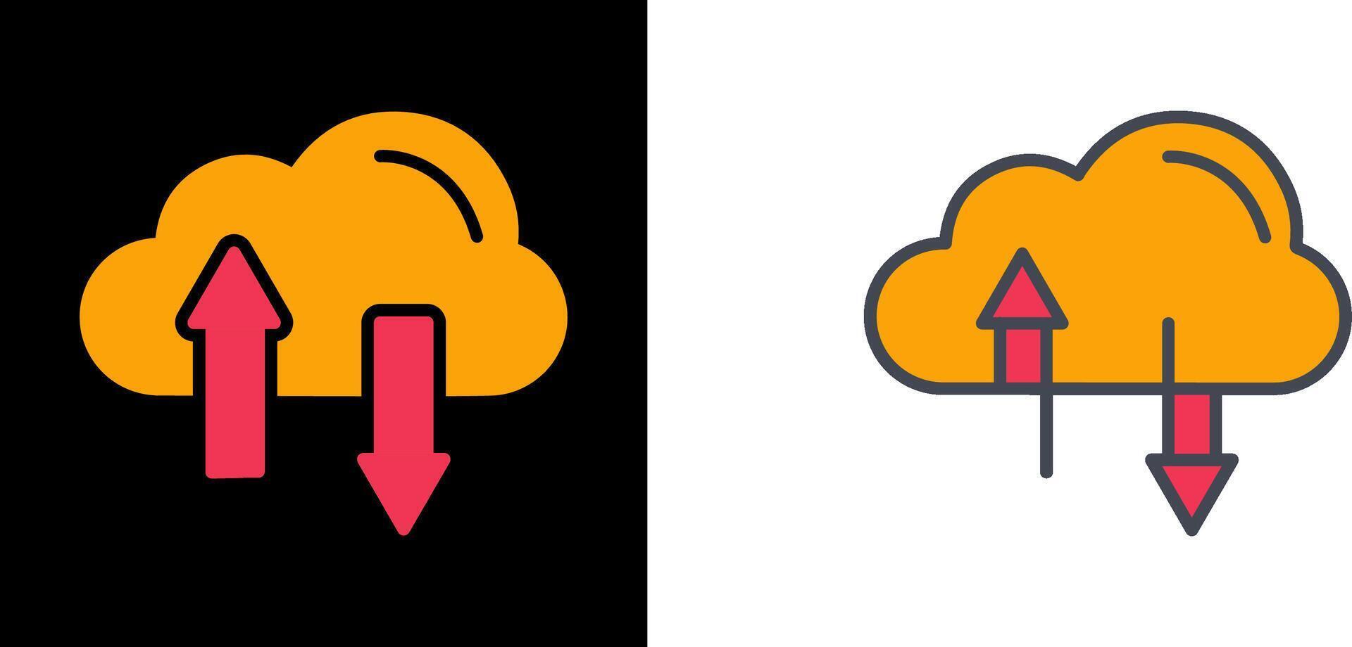 Cloud Storage Icon vector