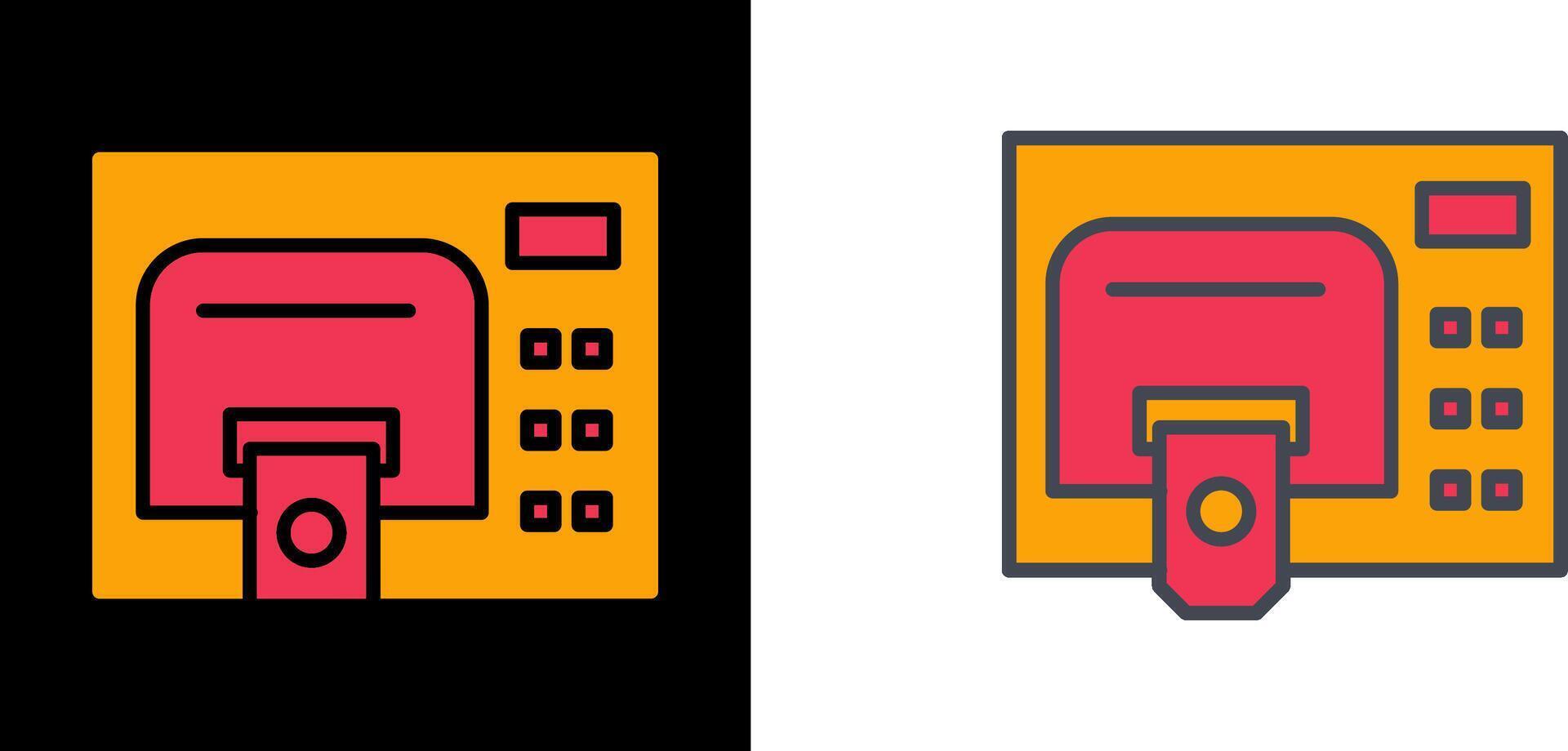 ATM Service Icon vector