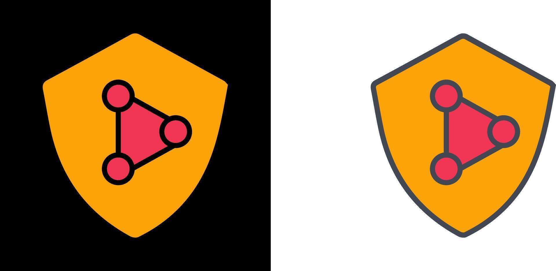 Network Protection Icon vector
