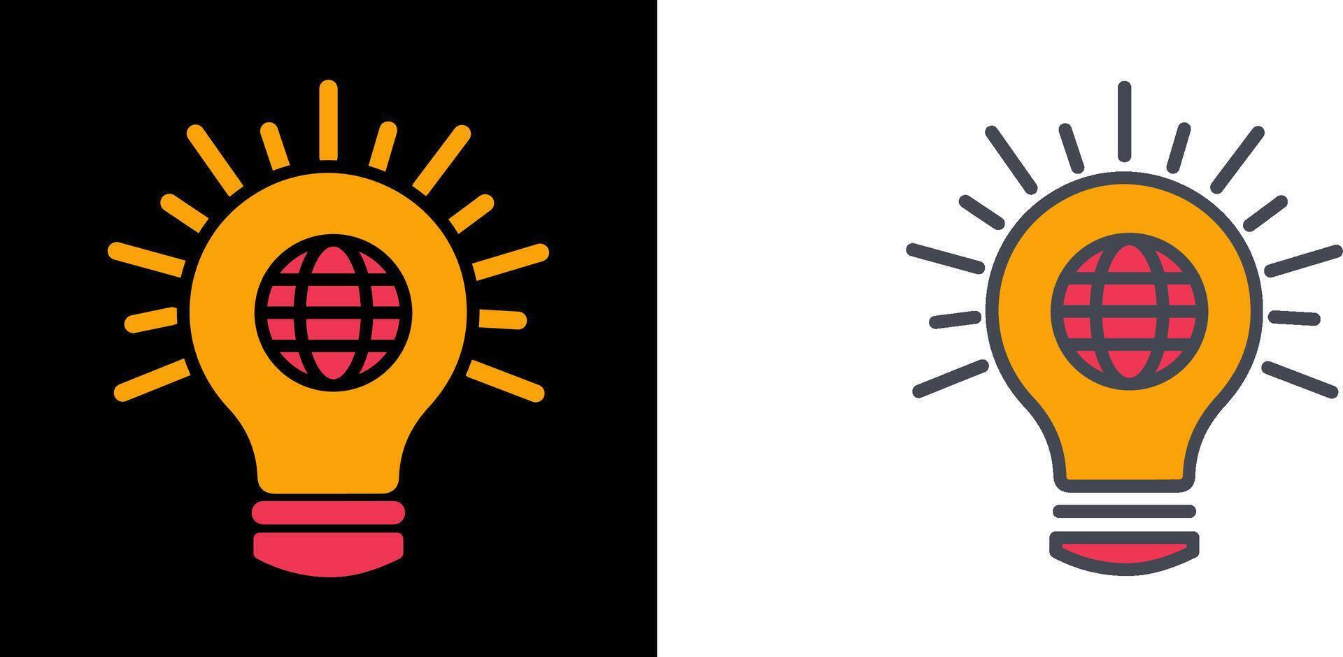 Brilliant Idea Icon vector