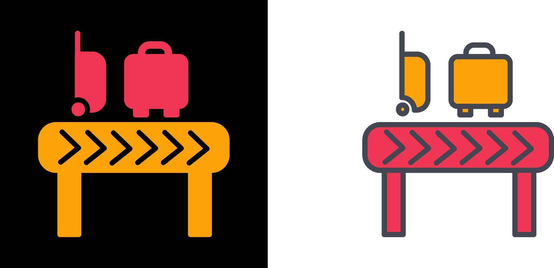 Luggage Carousel Icon vector