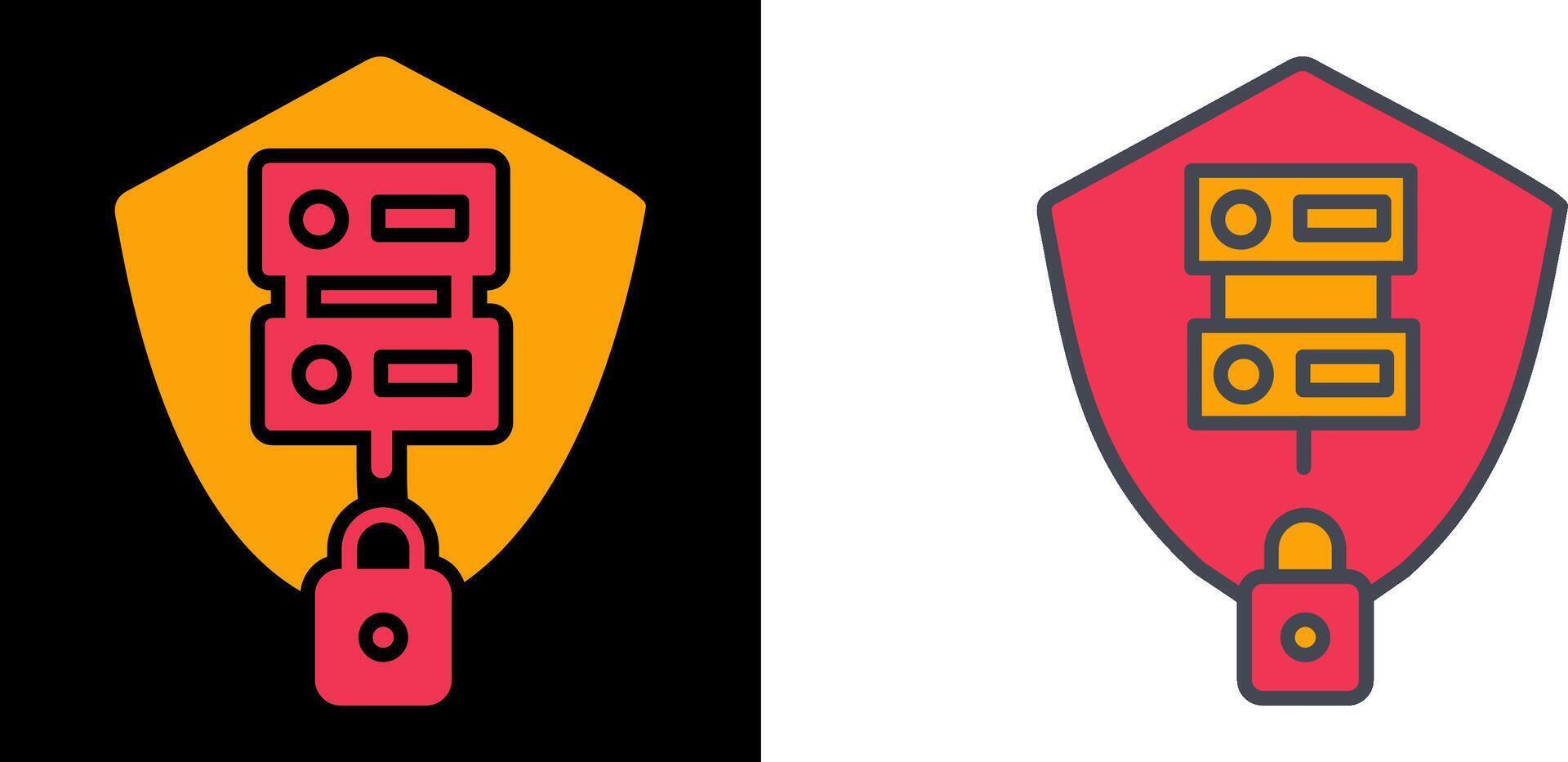 Secure Server Icon vector
