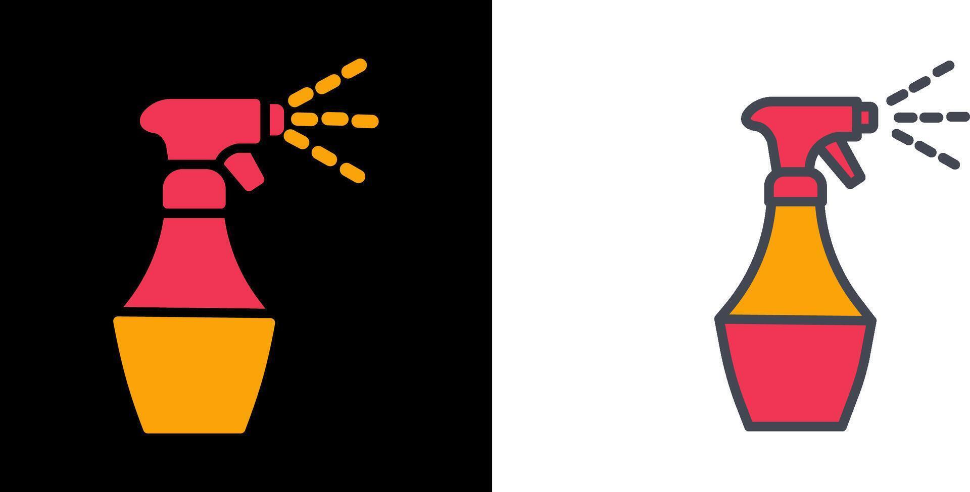 Water Spray Bottle Icon vector