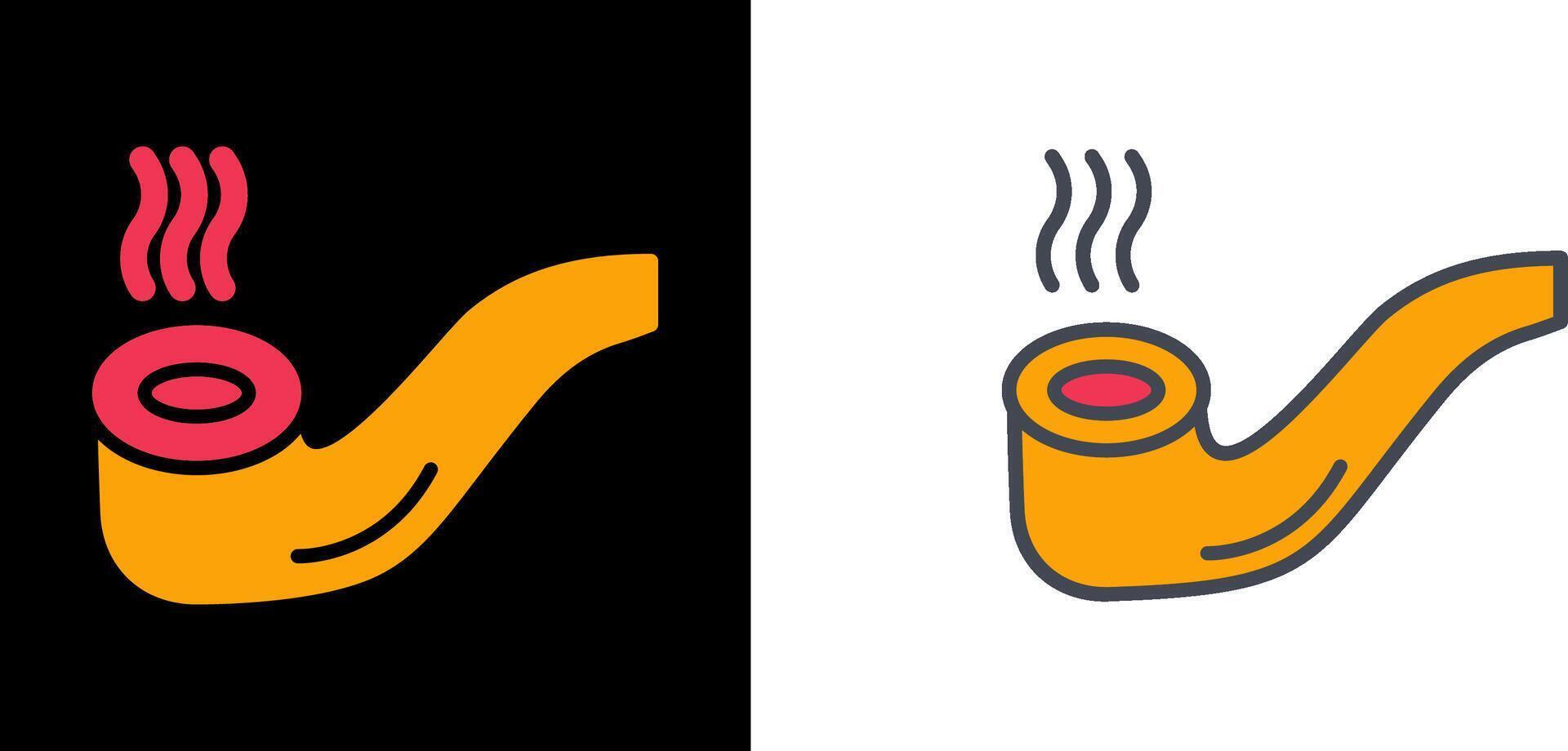Cigar Pipe Icon vector