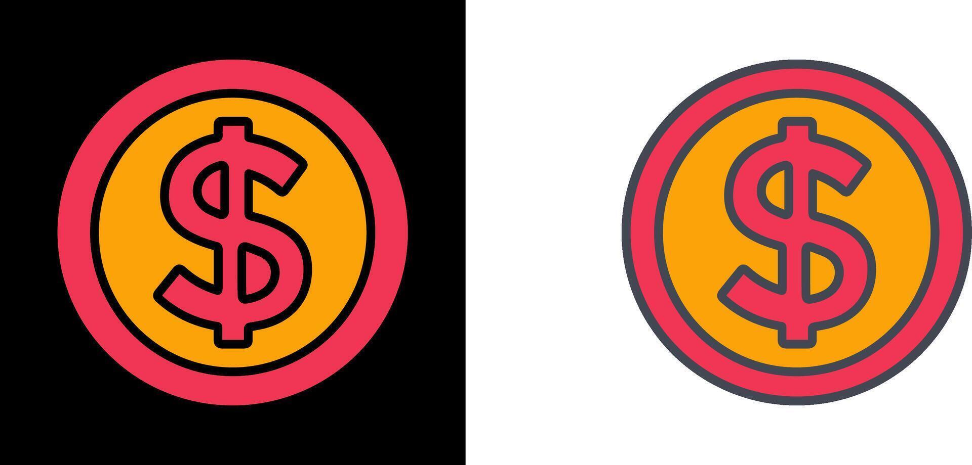 Dollar Symbol Icon vector
