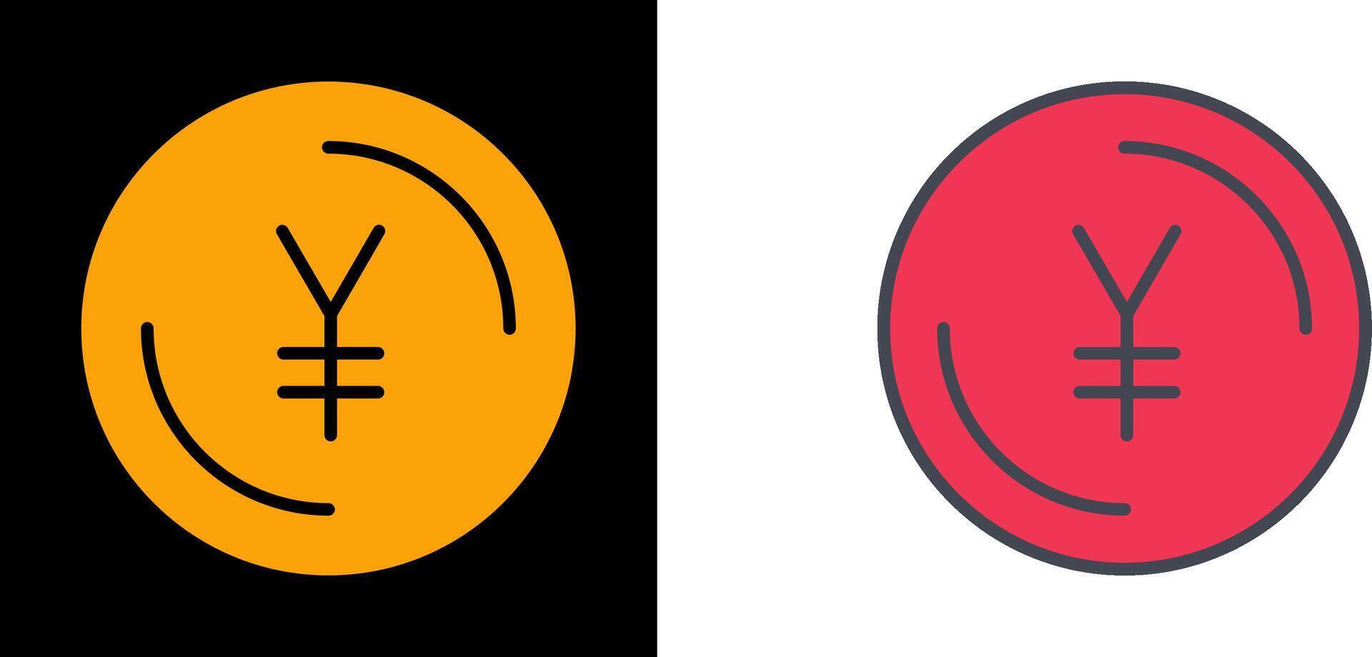 Yen Symbol Icon vector