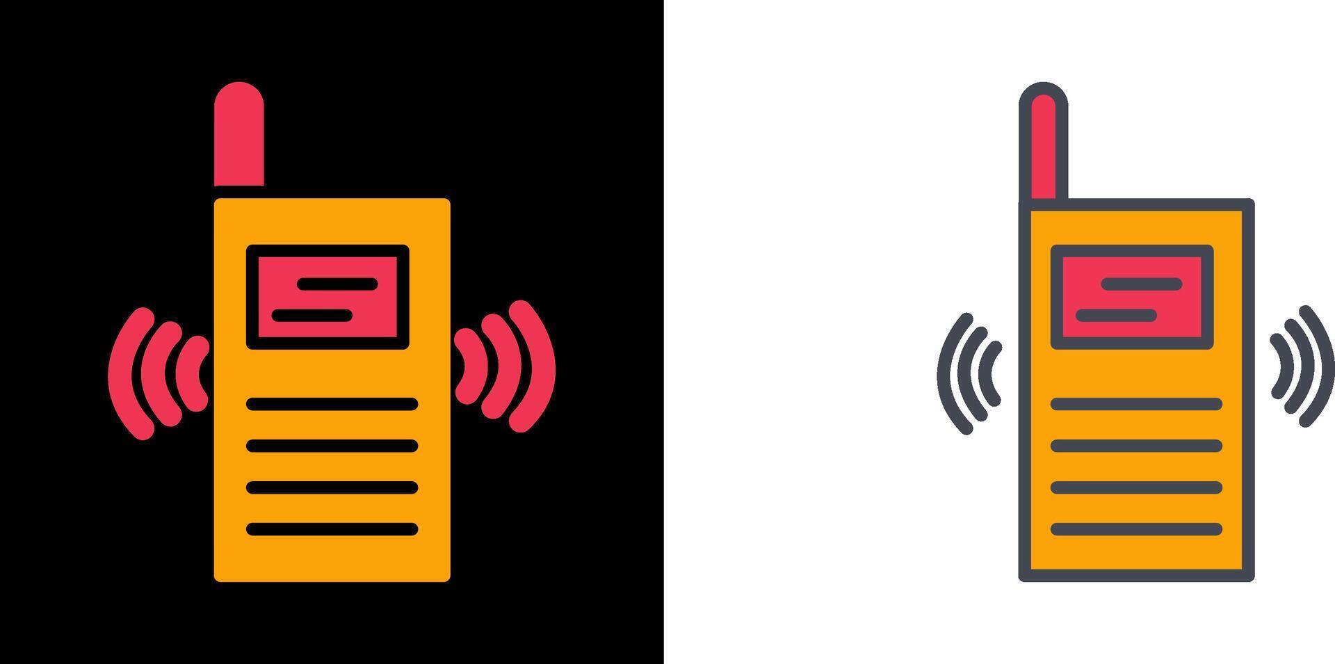 Walkie Talkie Icon vector