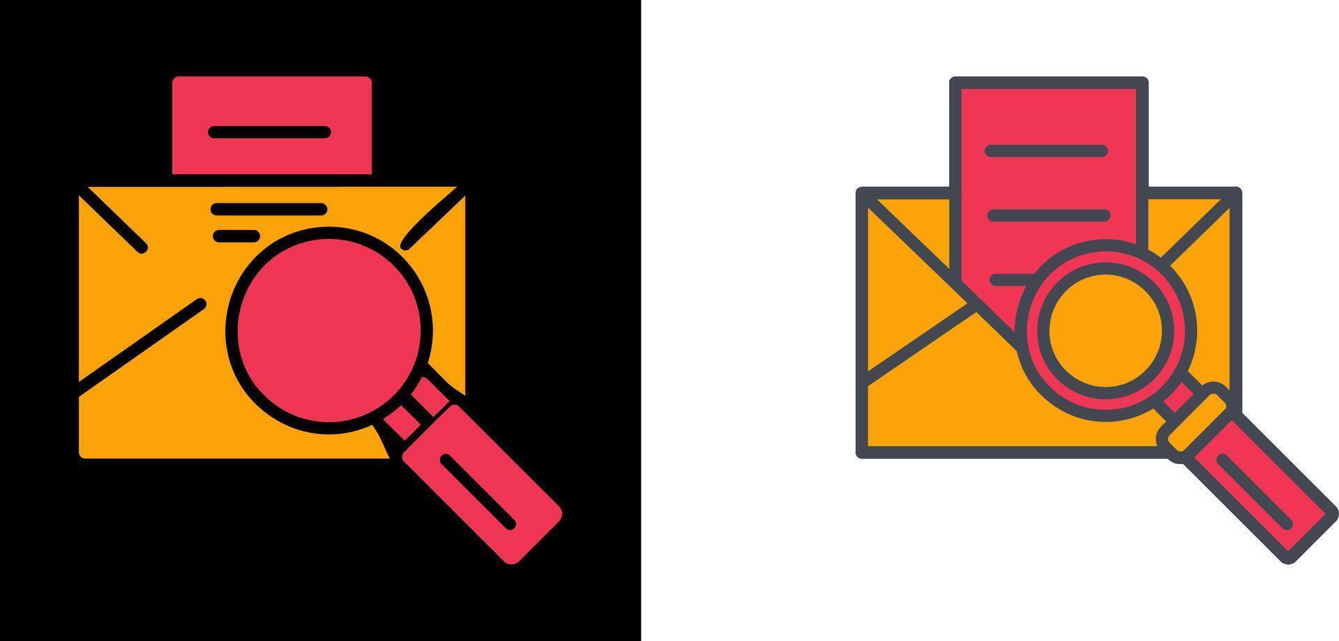 Magnifier Male Icon vector