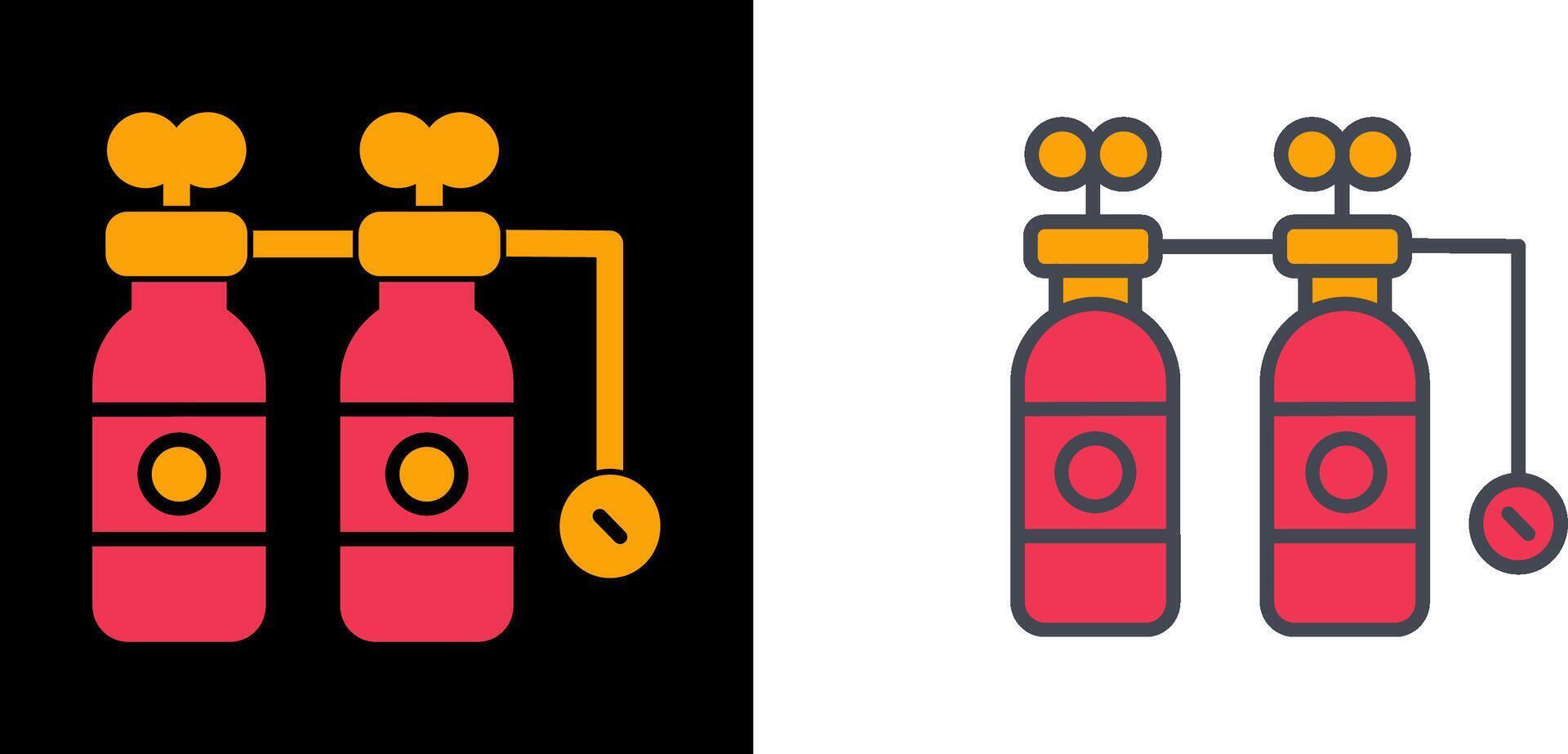 Oxygen Tank Icon vector