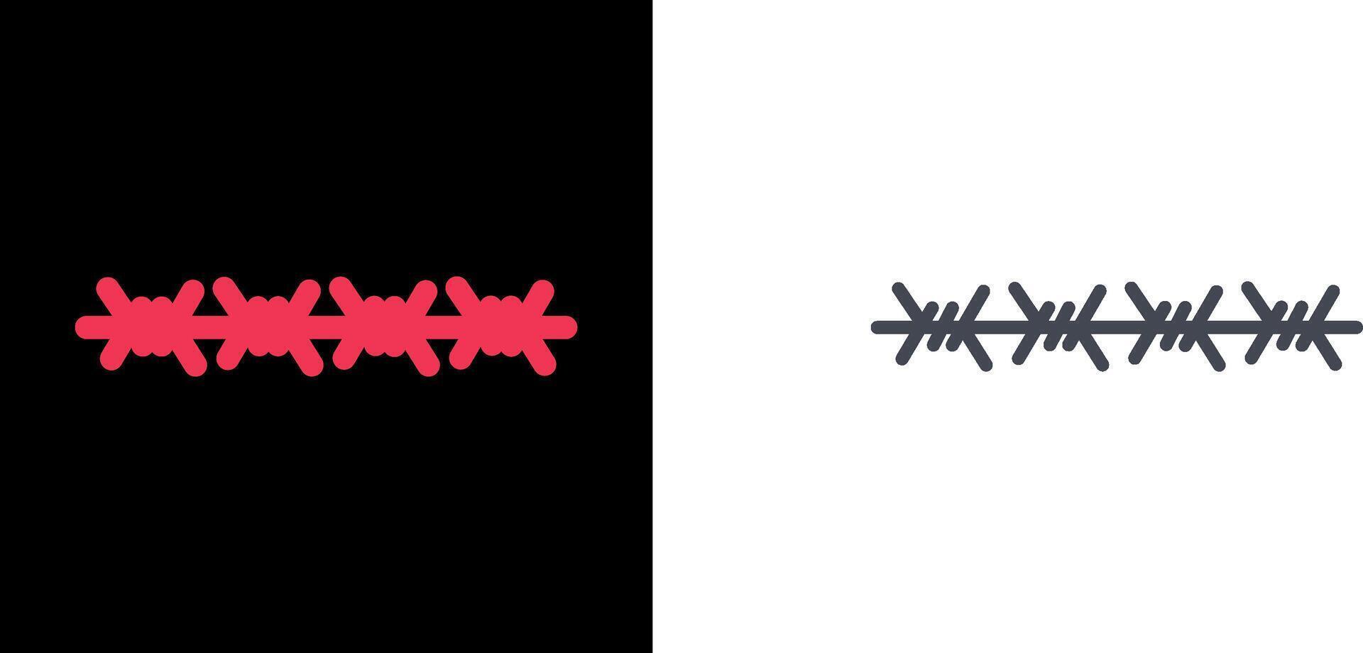 Pointed Wire Icon vector