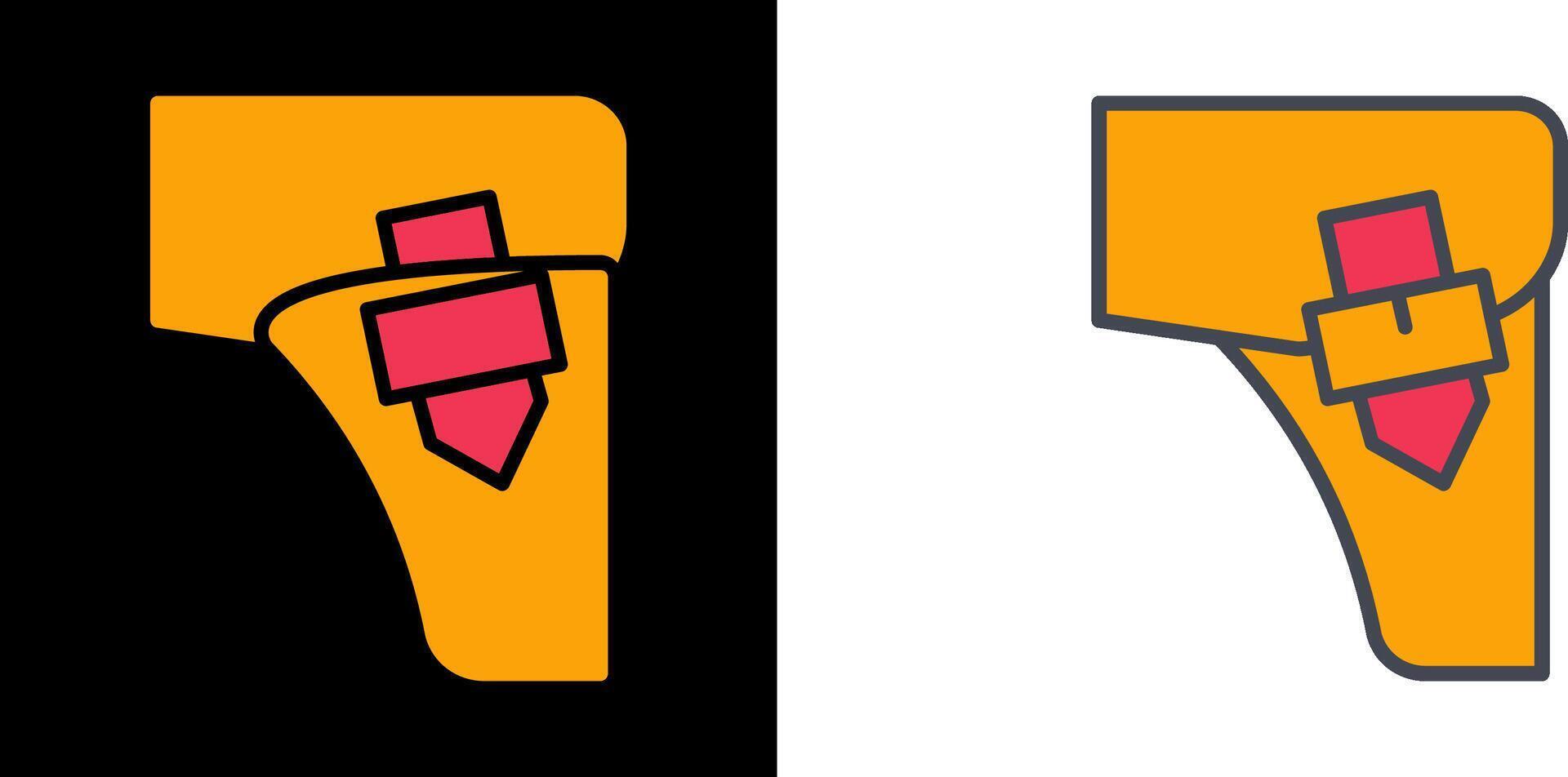 Gun Belt Icon vector