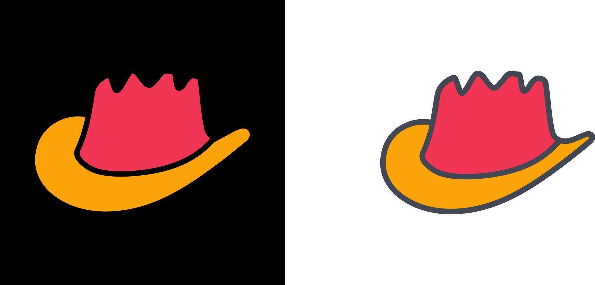 Cowboy Hat Icon vector