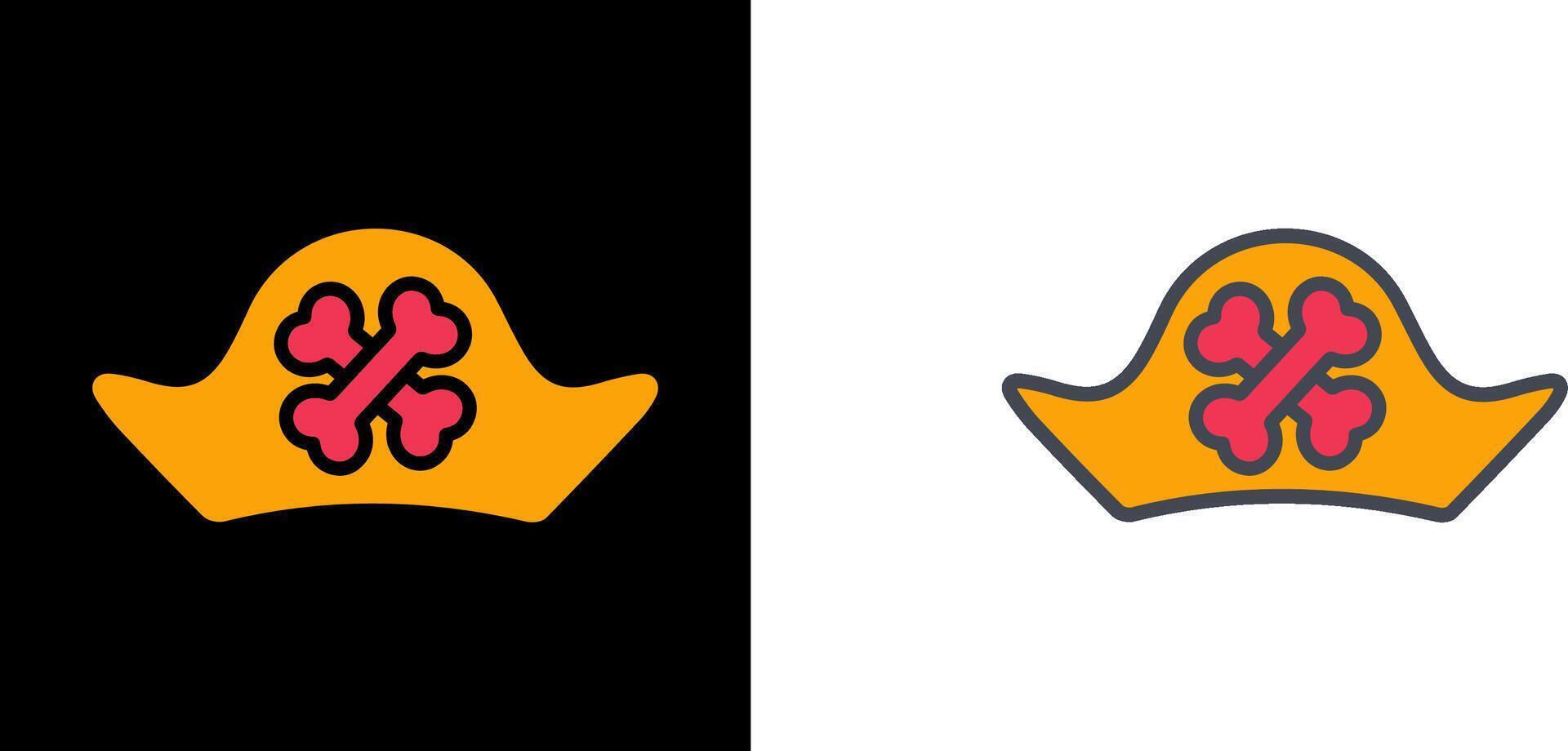 Pirate Hat II Icon vector