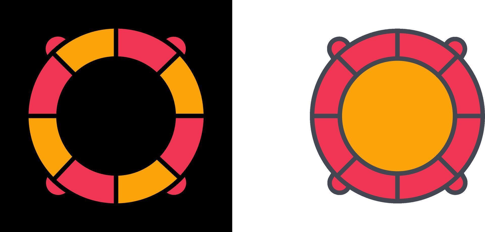 Life Saving Tube Icon vector