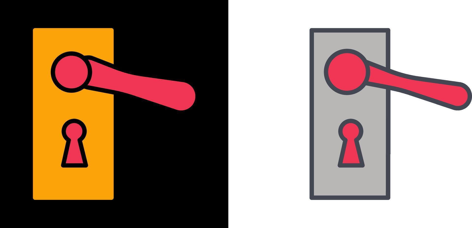 Door Handle Icon vector