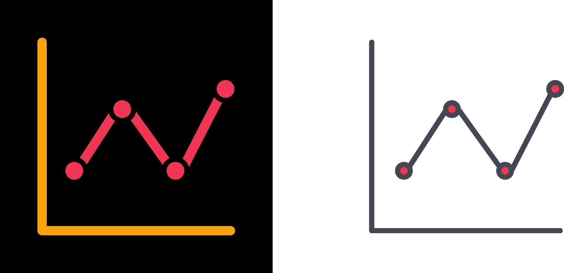 Line Chart Icon vector