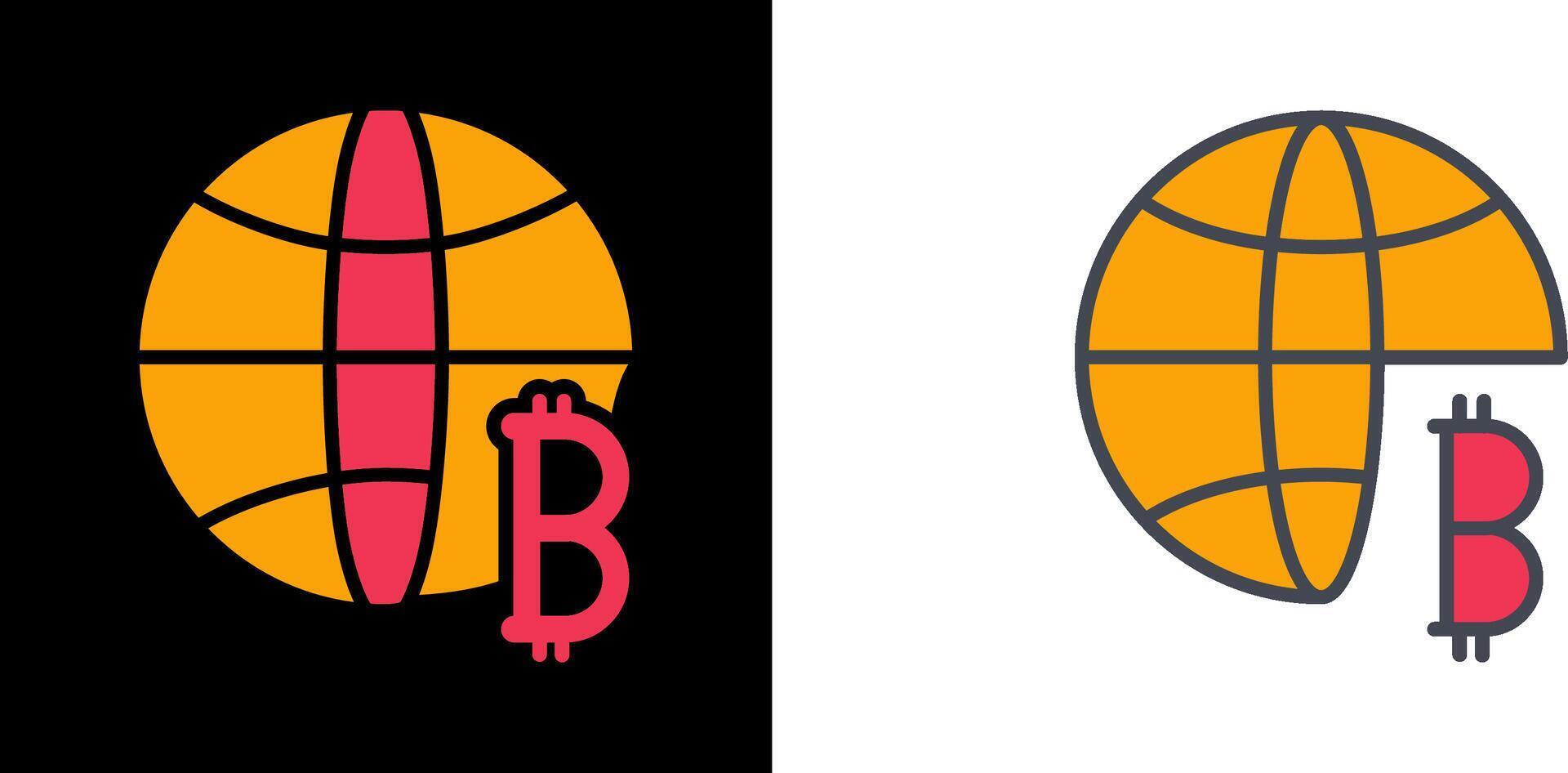 Bitcoin Placeholder Icon vector