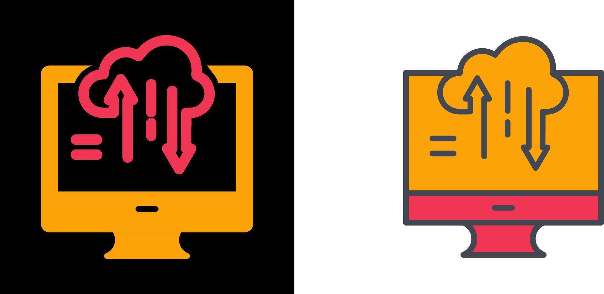 Data Transfer Icon vector